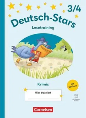 Produktbild von Deutsch-Stars 3./4. Schuljahr - Ausgabe 2025 - Lesetraining für Krimifans - Übungsheft