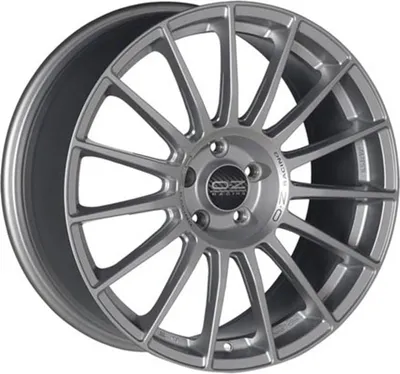 Produktbild von ALUFELGE OZ Racing SUPERTURISMO LM 8x18 5x108 ET 45 MATT RACE SILVER BLACK LETTERING