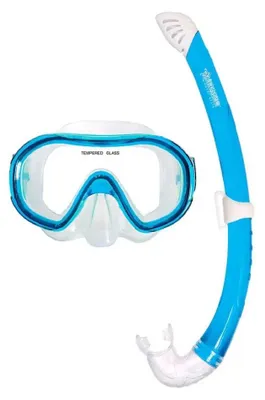 Produktbild von Abysstar Funny Color Junior-schnorchelset Blau  Kinder Blau One Size