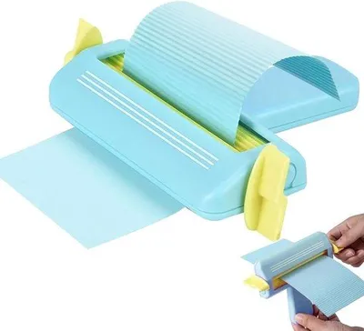 Produktbild von Papierkrimper für Karton - Quillingmaschine für Golfformen - Werkzeug für Papier - Krimpmaschine für Kartonvellen