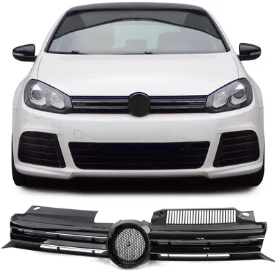 Produktbild von Sportgrill schwarz chrom glanz für VW Golf 6 Kühlergrill