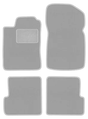 Produktbild von Velours-Fußmatten für Renault Megane I 1995-2002 (Cabrio/Coupé) – 4-tlg, Grau, passgenau – Wielganizator OSLO