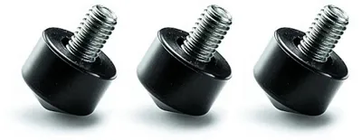 Immagine prodotto di Gitzo GSF25, piedini in gomma per treppiede, 25 mm, colore argento, taglia unica