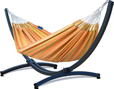 Obrázok produktu pre Potenza hojdacia sieť s rámom Pre dve osoby hojdacia 230x160 cm I Galvanizácia rám 350 kg