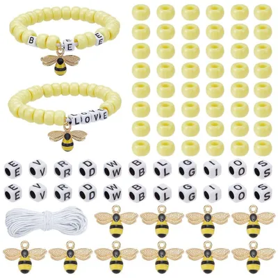 Produktbild von 50 Sets Bienenarmband Bastelset für kreative DIY-Projekte
