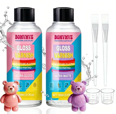 Keramiklack-Set glänzend & matt, 200 ml, lufttrocknend