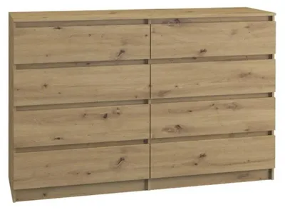 Obrázek produktu pro Topeshop M8 140 ARTISAN, Dub, 8 zásuvka/zásuvek, Dřevotřískové desky, Jednobarevný, Moderní, Dřevotřískové desky
