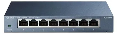 Produktbild von TP-Link 8-Port 10/100/1000Mbit/s Desktop Switch, Unmanaged, Gigabit Ethernet (10/100/1000), Vollduplex