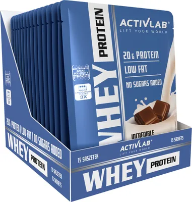Image de Activlab Whey Protein sachet de protéines de lactosérum WPC goût chocolat