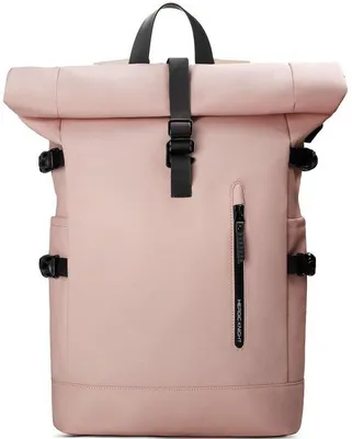 Produktbild von Wasserdichte Laptop Rucksack 23L Rosa mit USB-Anschluss