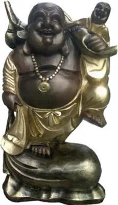 Obrázek produktu pro Buddha zlatá dekorativní figura socha 48 cm postavy sochy (B29)