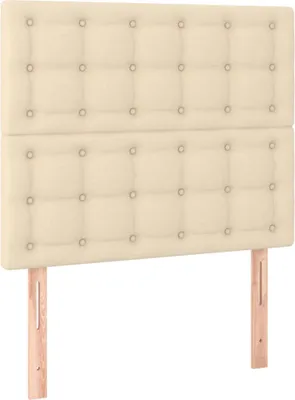 Obrázok produktu pre vidaXL Čelo postele krémové 90x5x118/128 cm látka