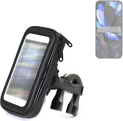Produktbild von K-S-Trade Fahrrad-Halterung kompatibel mit Google Pixel 9 Pro XL Handy-Halterung Halter Lenkstange Fahrradhalterung Motorrad Bike Mount