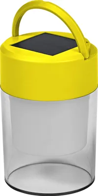 Produktbild von ENDURA Style Solar Tischlampe, Gelb, Solarbetrieb, 3000 K, 20 lm, 170° Abstrahlwinkel, IP44, 199 mm Höhe, 25. 000 h Lebensdauer, dimmbar, Lithium-Ion Akku, 8 h Ladezeit