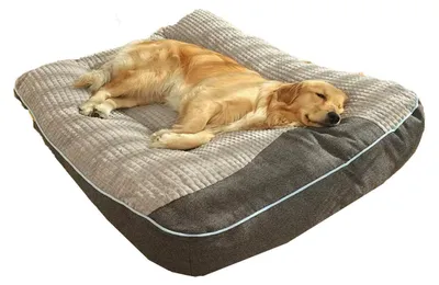 Produktbild von Hundekissen Dunkelgrau 120x95x21cm Waschbar für Große Hunde