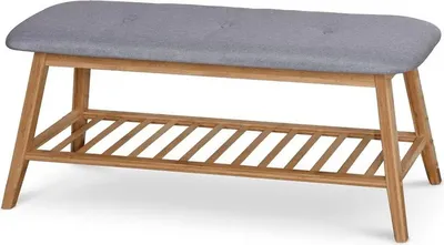 Immagine prodotto di Halmar Scarpiera con panca ST15 - naturale/grigio