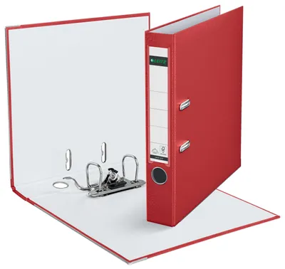 Productafbeelding van Leitz archiveringsmap van kunststof, 180°, 55 mm, 320 mm, 440 g, rood
