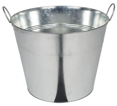Image de Seau en zinc 40L Seau pour plantes Seau pour fleurs Seau pour plantes Seau pour boissons Deko