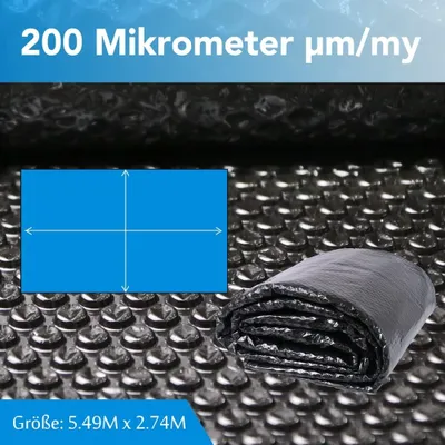 Obrázek produktu pro Bazénové plachty – rozměry 549 x 274 cm – tloušťka 200 mikronů