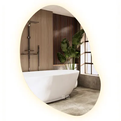 Immagine prodotto di Specchio Rea Led P11230 Cloud C 80X60Cm Grigio