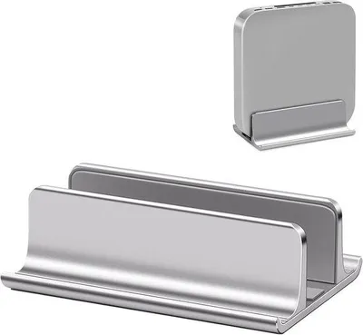 Produktbild von Famanu Laptopständer Aluminium Raumspartendesign für Laptops bis 17,3 Zoll - Silber
