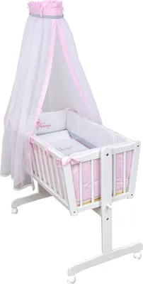 Produktbild von Baby-Delux Wiegenset Bettwäsche Set 6-tlg für Babywiege Princess (ohne Wiege)