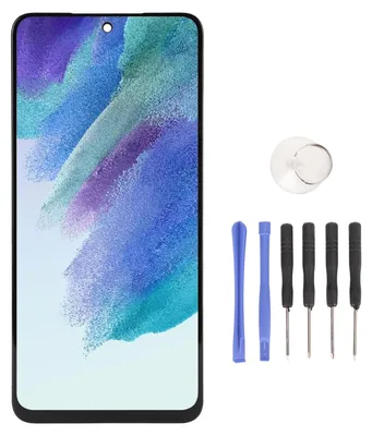 Immagine prodotto di Sostituzione schermo per Galaxy S21 FE 5G 6,4 pollici Telefono LCD Display Touch Digitizer Assieme con kit di riparazione SM G990B G990U