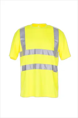Produktbild von Planam Warnschutz T-Shirt uni Gr. S gelb