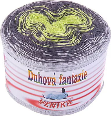 Produktbild von 200g Bobbel Wolle 4-fädig Farbverlaufsgarn Fantazie Häkelgarn Strickgarn