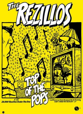 Productafbeelding van The Rezillos - Top Of The Pops - Poster - 59x84 cm