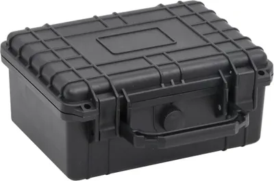 Produktbild von Flugkoffer Tragbar Schwarz 24x19x11 cm PP