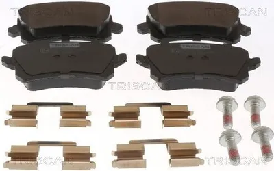 Produktbild von TRISCAN 8110 29077 Bremsbeläge Satz Hinten Bremsklötze für VW TIGUAN (5N) Passat Variant (3C5) Passat Variant (365) SHARAN (7N1, 7N2) für AUDI