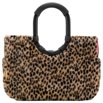 Zdjęcie produktu dla Reisenthel Loopshopper M, Czarny, Brązowy, Poliester, Koszyk na zakupy, Wzór, 12 l, 400 mm