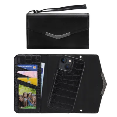 Imagen del producto de Funda 2 en 1 Mobilize, elegante, con cierre magnético, para Apple iPhone 13 Mini, color , diseño tipo cocodrilo