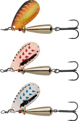 Produktbild von Abu Garcia Droppen 3-Pack LF - 3 Spinner im Set, Gewicht / Länge / Hakengröße:4.6cm / 8g / Gr. 4