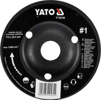 Produktbild von YATO YT-59166 115 mm schräge Holzraspel Nr. 1