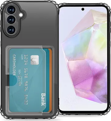 Zdjęcie produktu dla imoshion Softcase Backcover z uchwytem na kartę do Samsung Galaxy S23 FE - przezroczysty