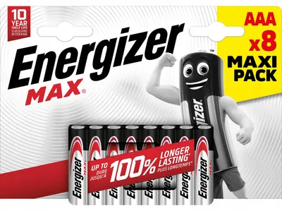 Produktbild von Energizer Batterien Max Aaa Lr03 /8 Eco