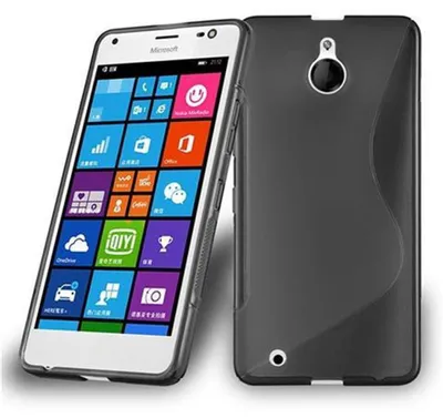 Image de Cadorabo Housse pour Nokia Lumia 850 Housse en noir Housse téléphone portable Case TPU Silikon Etui