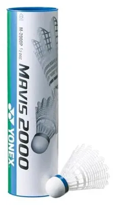 Imagen del producto de Yonex - Pelotas "Mavis 2000" para bádminton (paquete de 6) SX1732 (talla única) (blanco)