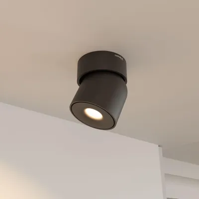 Immagine prodotto di LUMIÈRE Design Plafoniera 'Esol' orientabile 350° LED bianco caldo Nero