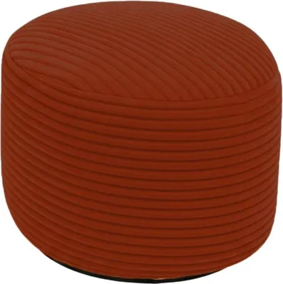 Produktbild von Fußhocker mit abnehmbarem Cordbezug BANANAIR 50x30 cm rot