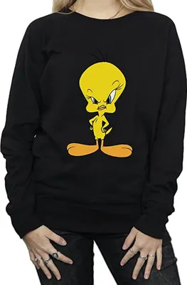 Produktbild von Looney Tunes - Sweatshirt für Damen BI1843 (M) (Schwarz)