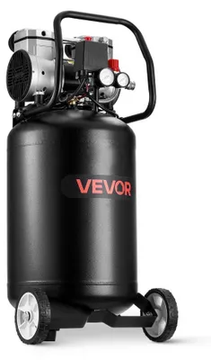 Productafbeelding van Luchtcompressor Verticale Olievrije - 50 Liter Tank - 2 pk Vermogen - 8 Bar Max Werkdruk
