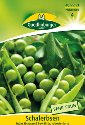 Produktbild von Schalerbse Frühe Harzerin | Schalerbsensamen von Quedlinburger