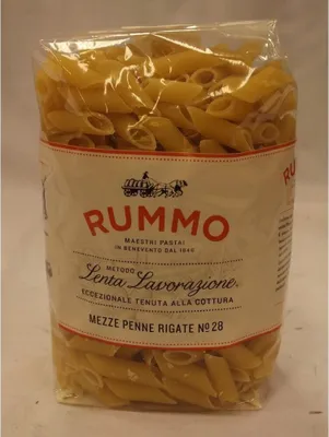 Produktbild von Rummo Mezze Penne Rigate No. 28 - Pasta aus Hartweizengrieß