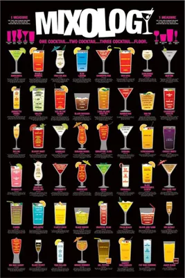 Image de Fun - Poster - Mixology + 1 Ü-Poster de la taille 61x91,5cm