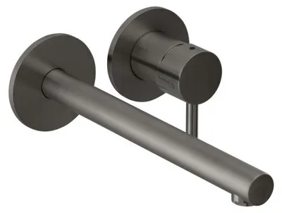 Produktbild von Herzbach DESIGN iX PVD Waschtisch-Wandbatterie Farbset 240mm Black Steel
