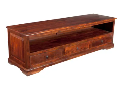 Produktbild von MASSIVMOEBEL24 Lowboard Akazie 175x50x53 nougat lackiert OXFORD #439