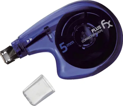 Produktbild von PLUS JAPAN Korrekturroller "FX" 5 mm x 10 m blau